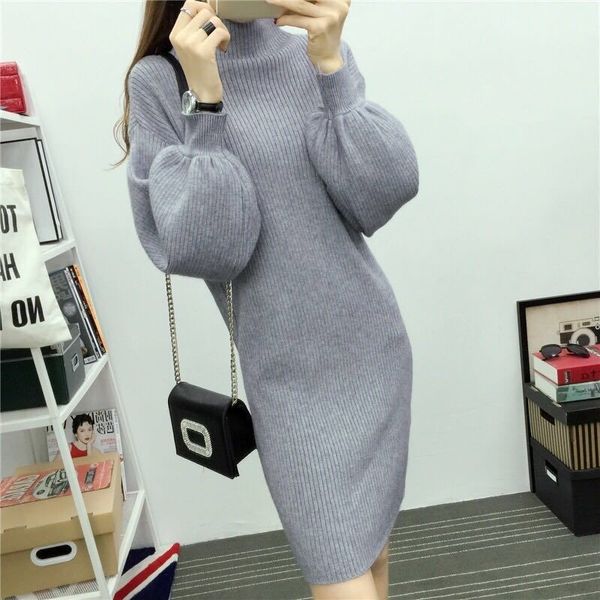 

2021 new arrival blouses winter sweaters mesh female pullovers elegant turtleneck solid jumper sweater dz7q, Black;brown