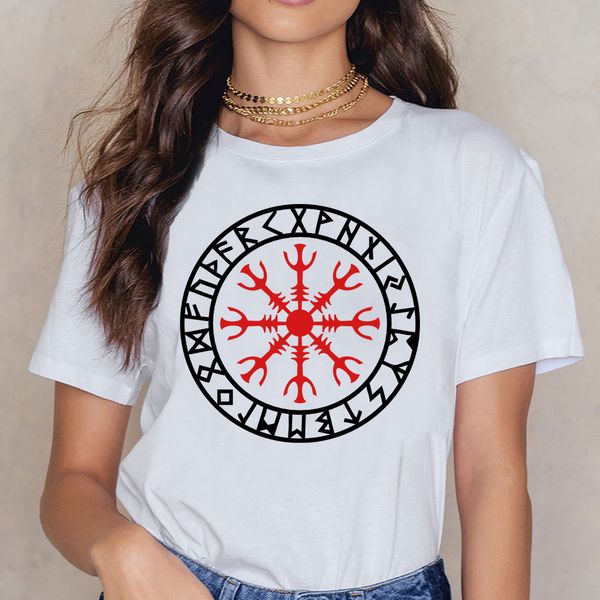 

t shirt women helm of awe aegishjalmur symbol rune vogue vintage short female shirt sport hooded sweatshirt hoodie