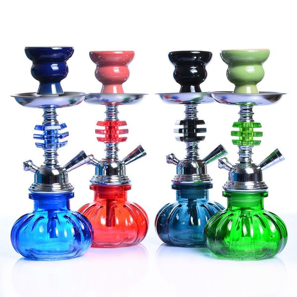 

arab double hose glass set ceramics narghile accessories hookah for smoking men gift