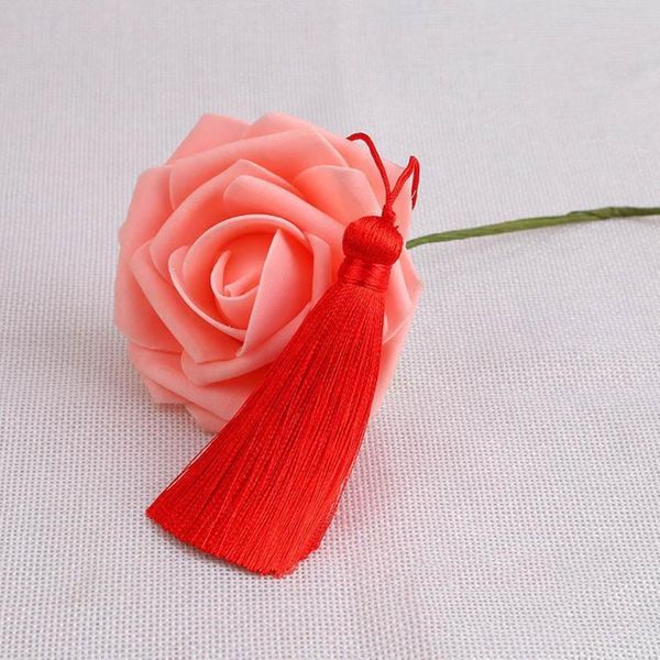 

mibrow 2pcs lot 8cm cotton tassels for earrings silk charm pendant satin tassels for diy jewelry making findings material h qylqly