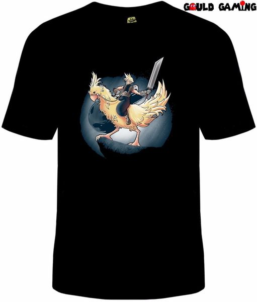 

final fantasy 7 cloud riding chocobo cotton funny ff7 vii game cool casual pride men fashion hoodie designers t shirts sweatshirt