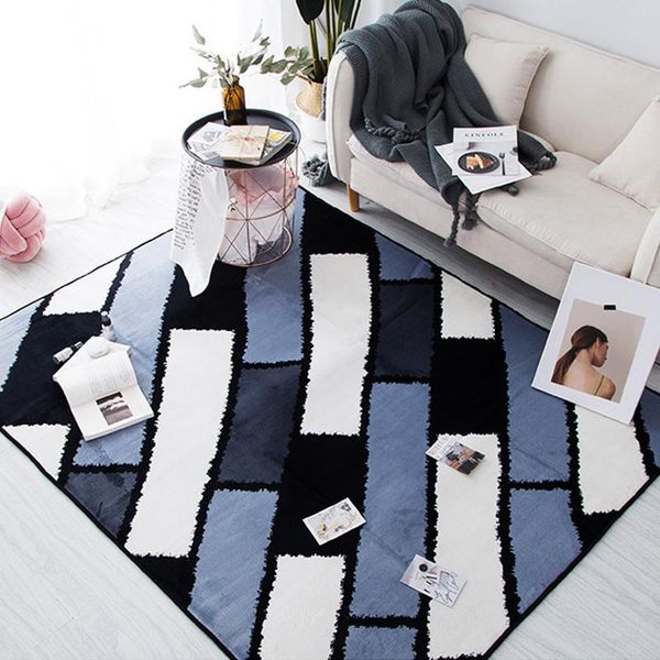 

modern carpets for living room home bedroom rugs and carpets velvet coffee table floor mat geometric children play area rugs