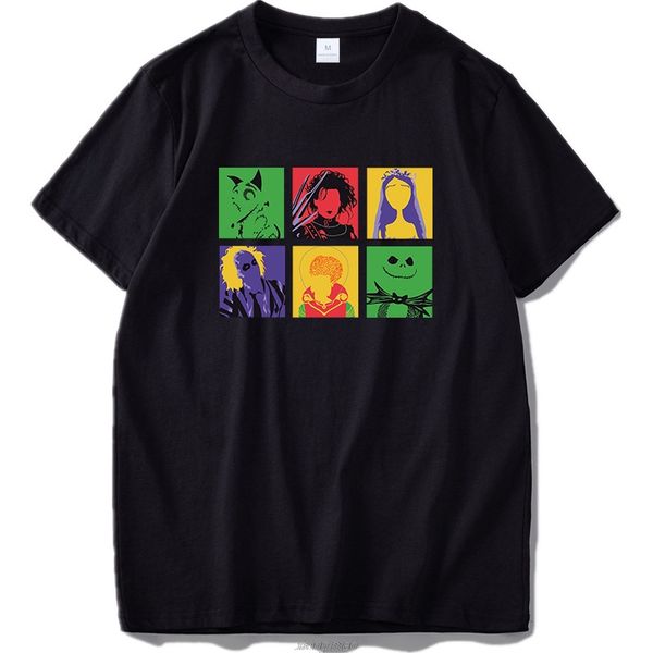

sport eu size 100% t shirt tim movie tees classical character graphic homme short sleeve casual o-neck clothing