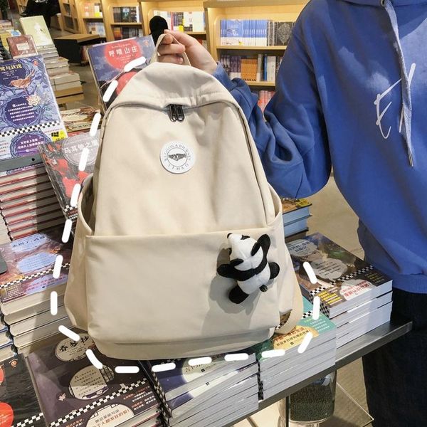 

nylon backpacks bag fashion canvas black girls female women teenager for school teen 's 2020 urban