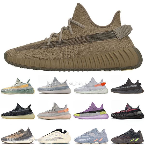 

israfil black static reflective kanye west men running shoes linen reflective cloud white synth citrin earth marsh men women trainers sneake, White;red