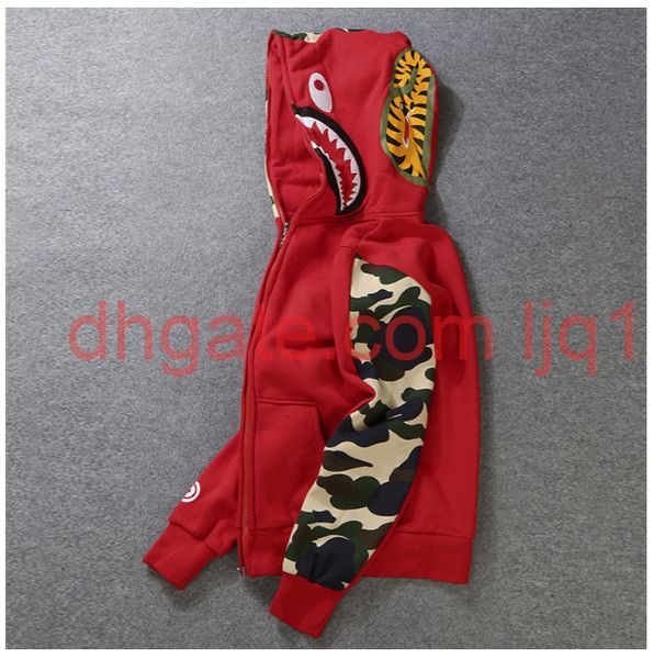 

mens women sportwear coat jogger tracksuit pullover fleece sweatshirt crewneck bird ovo drake black hip hop stusay hoodie men shark mouth