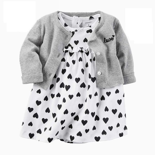 

newborn infant baby girls clothes toddler dresses babe girl cardigan bodysuit dress 2019 spring summer baby girl clothing outfit 1026, Red;yellow