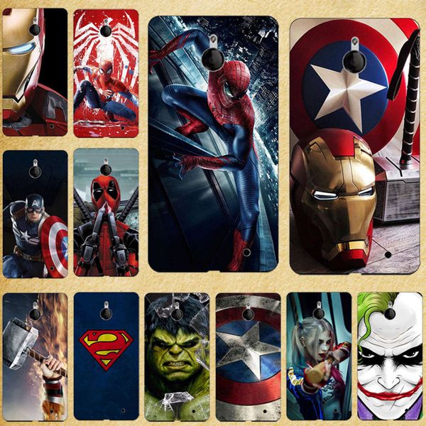 

sesuperhero phone case nokia lumia 230 532 535 540 550 630 640 650 850 950 640xl with silicone soft bag at the