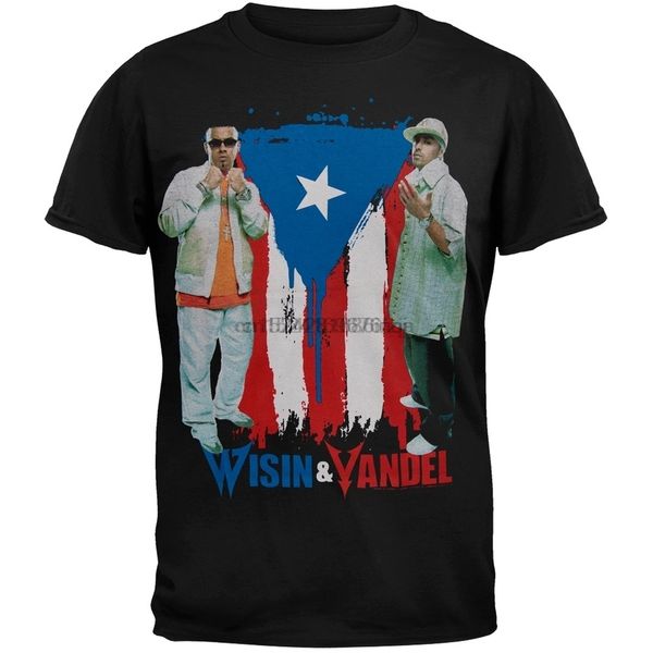 

wisin yandel - puerto rico portrait t-shirt - 2x-large - black sport hooded sweatshirt hoodie