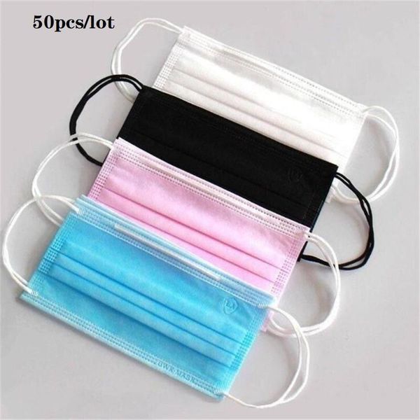 

blue layer pink household white 3 black face men women kid disposable maskmc71