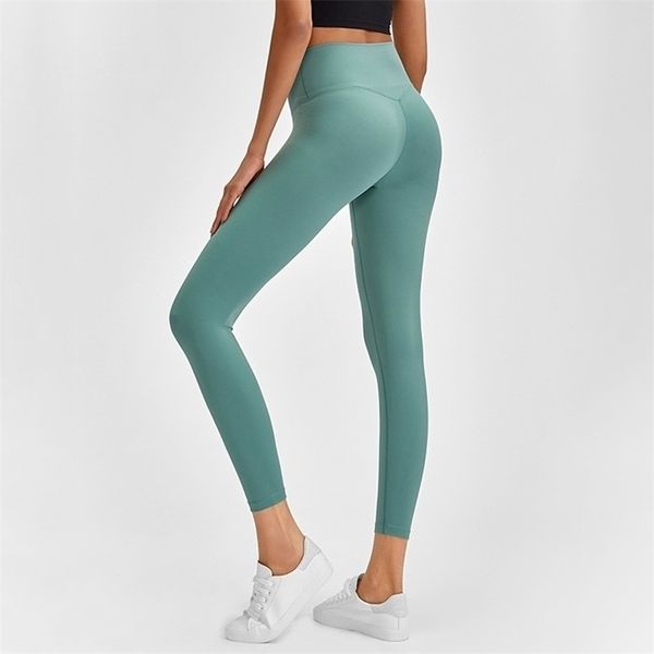 

classic 3.0 buttery-soft naked-feel workout gym yoga pants women squat proof high waist fitness tights sport leggings 201202, Black