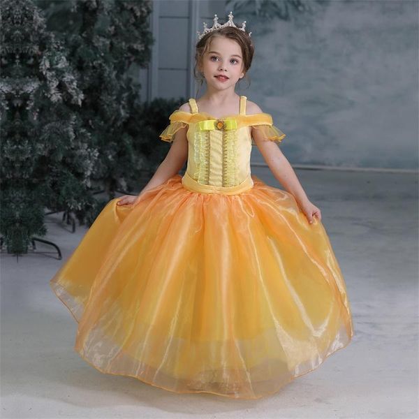 

girl's dresses girl dress cosplay kids for girls up party halloween costume birthday vestido 4 10y, Red;yellow