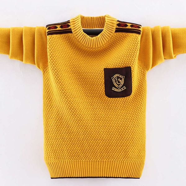 

new boys' pocket sweaters in autumn and winter 2020, Blue