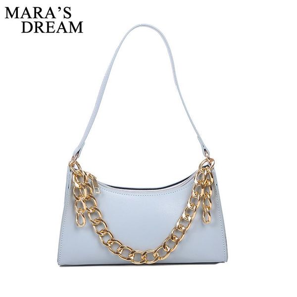 

mara's dream 2020 new solid color fashion ladies small bag autumn simple and versatile shoulder bag chain