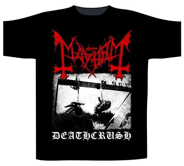 

mayhem 'deathcrush' new official! короткие рукава лето стиль балахон дизайнеров футболки толстовка