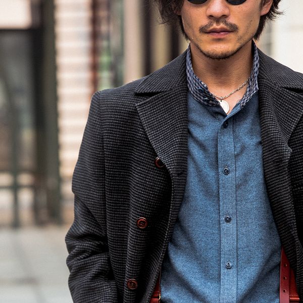 

soarin independent small plaid coat for men's british style business casual slim fit single suit