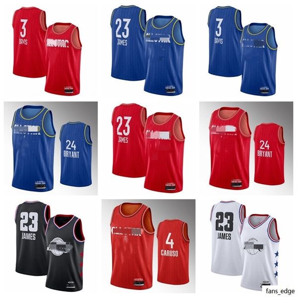 

lebron james anthony\rdavis\rlos angeles\rlakers\rmen 2020 all-star game swingman finished basketball jersey blue red, Black;red
