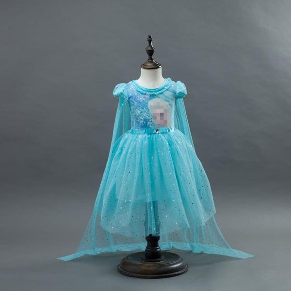 

l8e47 y one dress one summer girlsprincess queen 2019 y cotton dress children's cotton summer aisha girlsprincess children's queen, Black;gray