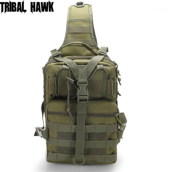 

outdoor bags army tactical sling backpack fishing hunting crossbody shoulder bag canvas storage chest camping waterproof1