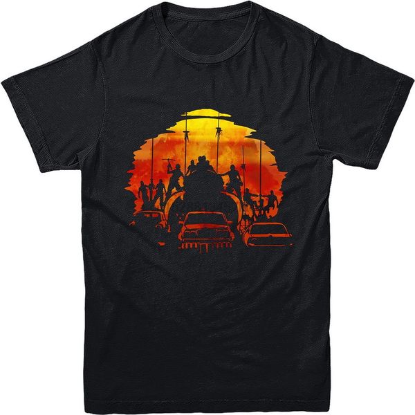 

mad max fury дорога t-shirt sunset день подарки взрослых мужских дети tee top summer стиль casual wear tee shirt спорт толстовка с капюшоном
