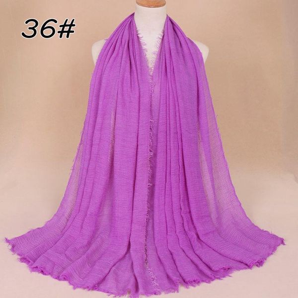 

190100cm new bubble plain scarf cotton fringes women soft solid hijab muffler shawls bandana big pashmina wrap hijab scarves wmtcql, Blue;gray