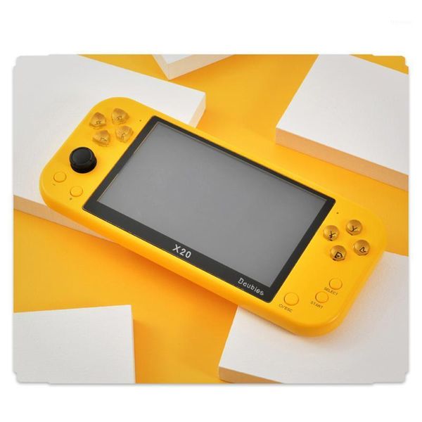 

portable game players 2021 est x20 5.1inch hd retro handheld consoles arcade player 8gb memory built-in 1000+ games1