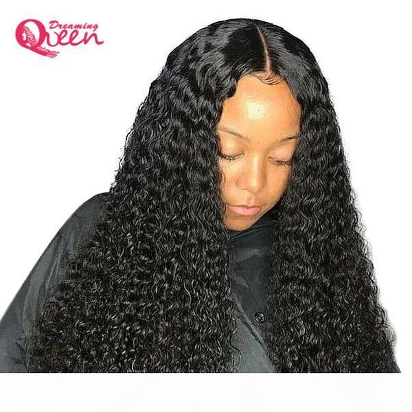 

сновидения королева короткие вьющиеся фронта шнурка человеческих волос парики pre сорванные с ребенком волос бразильский волос remy боб фрон, Black;brown