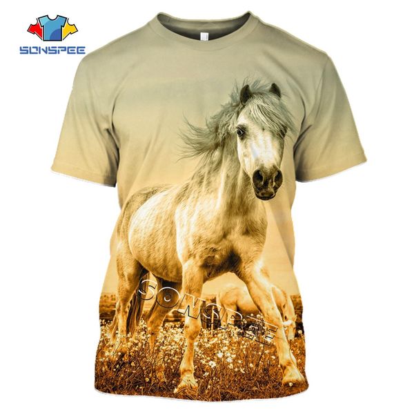 

summer animal horse homme pullover clothing 3d print shirts comics anime anime men clothing
