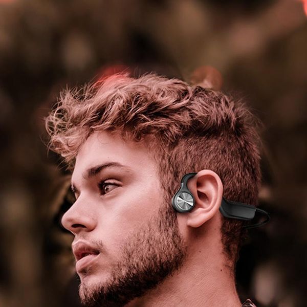 

gray e9 bluetooth headset wireless bluetooth 5.0 open binaural stereo earphones sports portable