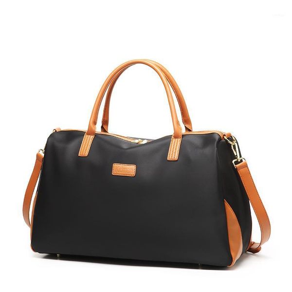 

new fashion ladies travel bag nylon waterproof short-distance luggage bag portable yoga gym1