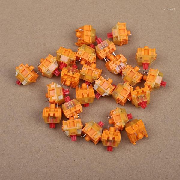 

ttc 3 pin v2 gold brown gold red smd switches for mx mechanical keyboard1
