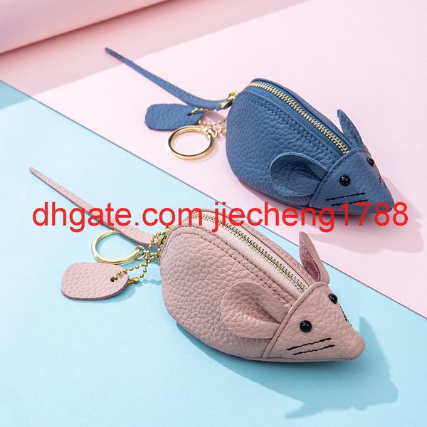 

cartoon zero wallet cute mini soft cow leather, Red;black