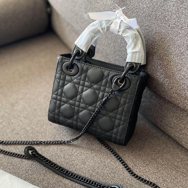 

designer shoulder lattice handbag new diamond women black crossbody bags 2020 leather fashion the chain shoulder women bag new xpkqf