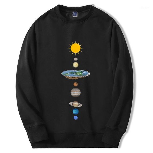 

men's hoodies & sweatshirts s man space plat earth movies spring mens sweatshirt sportswear warm male pullover streetwear1, Black
