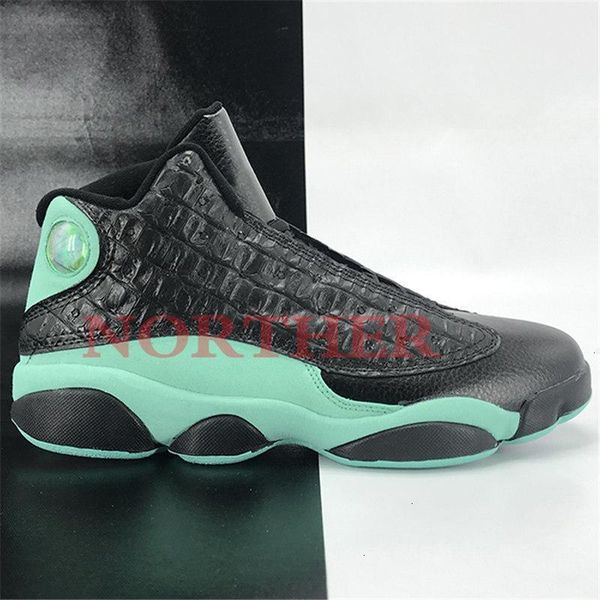 

13 новые ботинки лаки зеленый баскетбол 13s jumpman reverse он доигрались площадка chris paul away низкий chutney мужские кроссовки нас -13, Black
