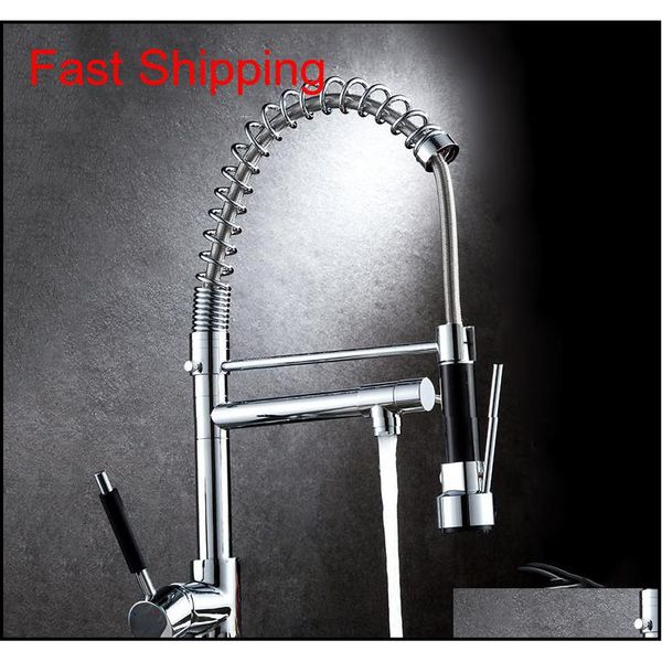 

modern chrome brass spring kitchen faucet swivel spout sink mi qylcmi bdesports
