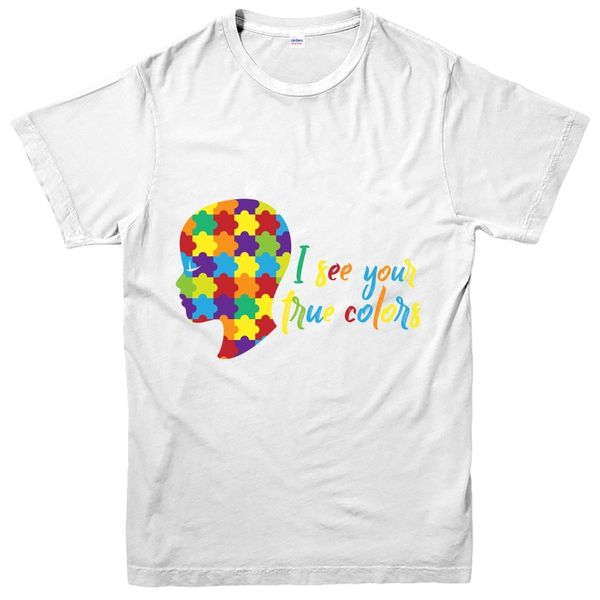 

autism awareness t-shirt, i see your true colours gift design new fashion brand t shirt fashion graphic tees sport hooded sweatshirt hoodie