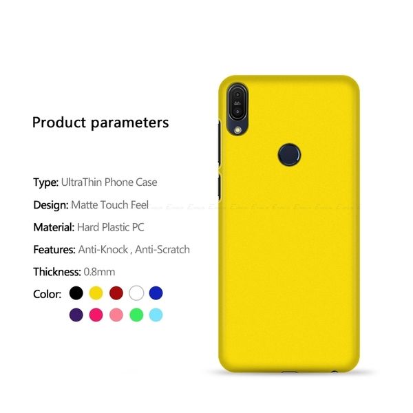 

hard pc matte phone case ultra thin slim plastic back cover for asus zenfone max pro plus m2 m1 zb631kl zb633kl zb602kl zb570tl