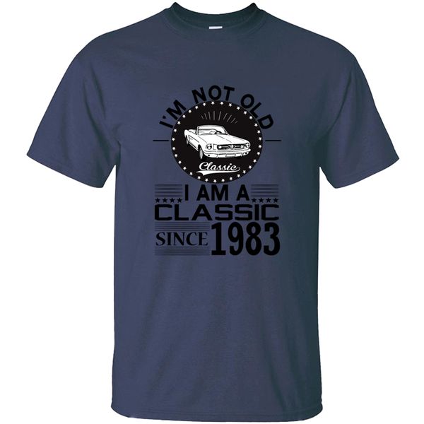 

custom fashion classic since 1983 t shirt man anti wrinkle crew neck homme harajuku t shirts camisas shirt sport hooded sweatshirt hoodie