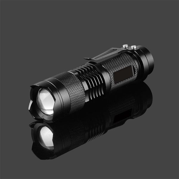 

mini led flashlight 1000lm q5 led torch 3 mode waterproof adjustable focus zoom flash light lamp use 14500 or aa battery bbydmh alice_bag