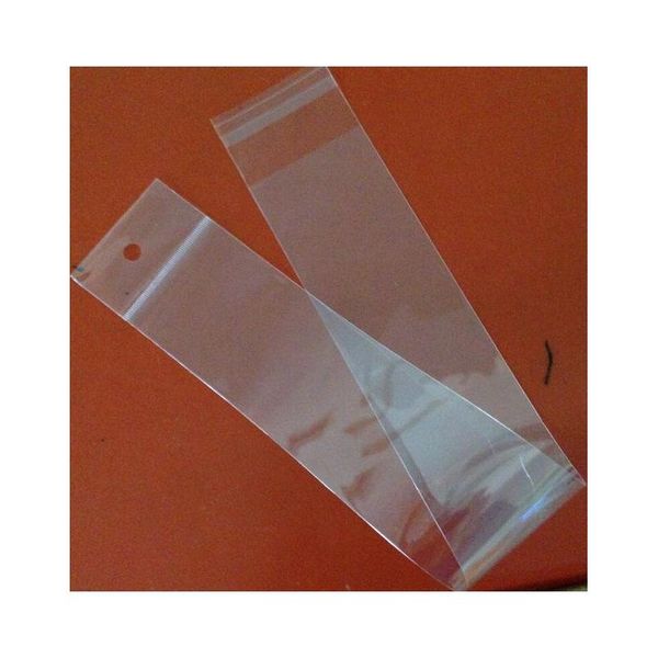 

wholesale- joy clear plastic self adhesive hair extension bag,opp plastic header bag for hair extens jllthd jjxh