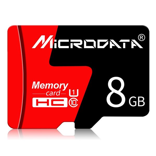 

microdata 8gb u1 red and black tf memory card