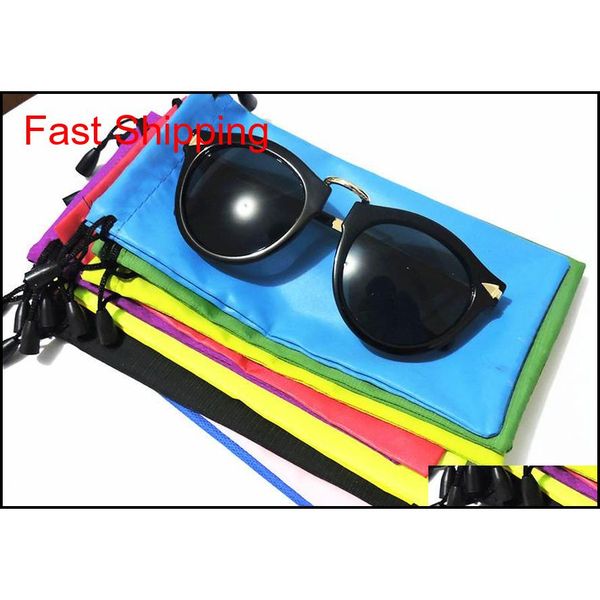 

18*9cm waterproof leather plastic sunglasses pouch soft eyeglasses bag glasses case many mixed c qyloww mj_fashion