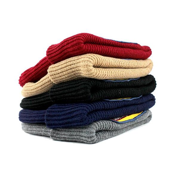 

flb] winter hat skullies шапочки шапки зимние шапочки для мужчин женщины шерстяной шарф шапки балаклаве маска gorras bonnet трикотажные f18, Black;white