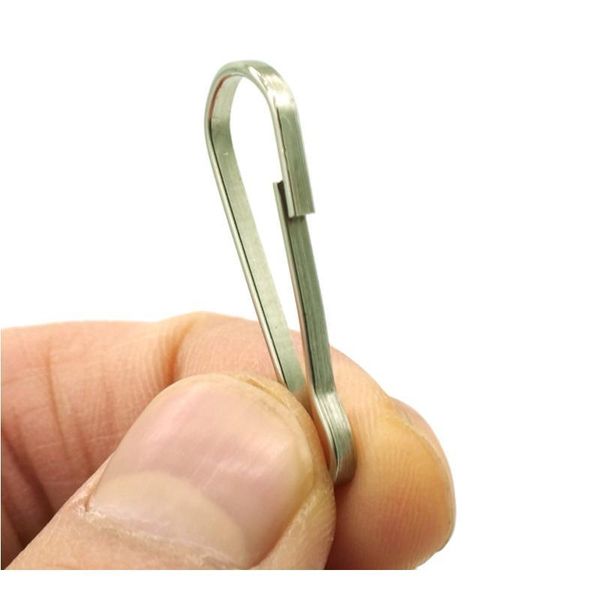 

50pcs metal snap lanyard clip hook gourd buckle keychain camping clasp carabiner waist belt clip hiking hanging buckle jllnpj