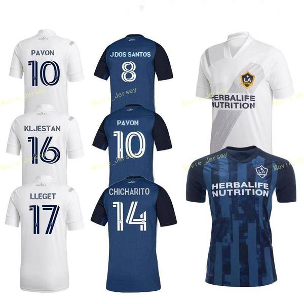 

2020 2021 new la galaxy soccer jerseys los angeles galaxy alvarez antuna lletget steres polenta football shirts 20 21 home away blue white, Black;yellow