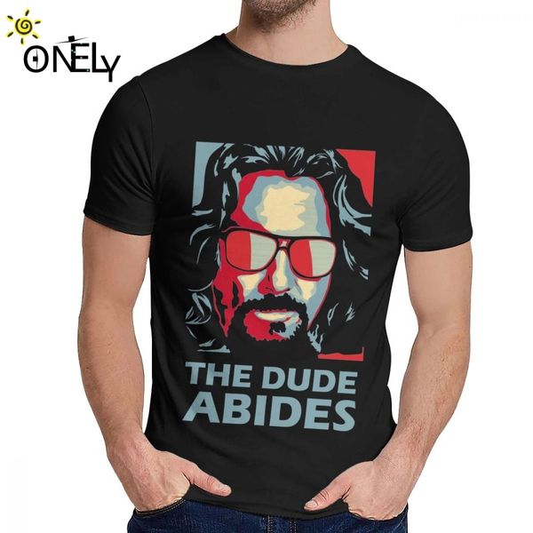 

stylish the dude abides the big lebowski t shirt male awesome 100% pure short sleeve round neck sport hooded sweatshirt hoodie