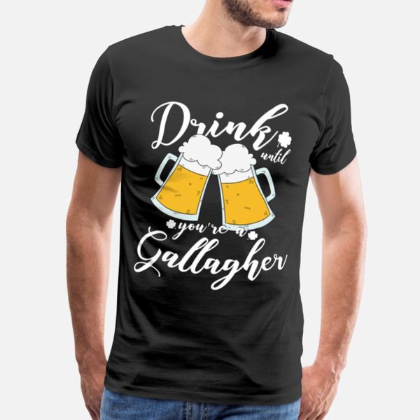 

drink until you are gallagher designers graphic t shirt comic vintage plus size tracksuit hoodie sweatshirt