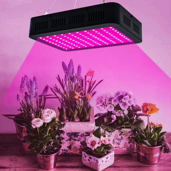 1800W 180*10W Vollspektrum-LED-Wachstumslichter 3030-Lampenperlen-Pflanzenlampe Pflanze Blumenwachstumssystem Steigerung der Erntelampe Einzelsteuerung Schwarz