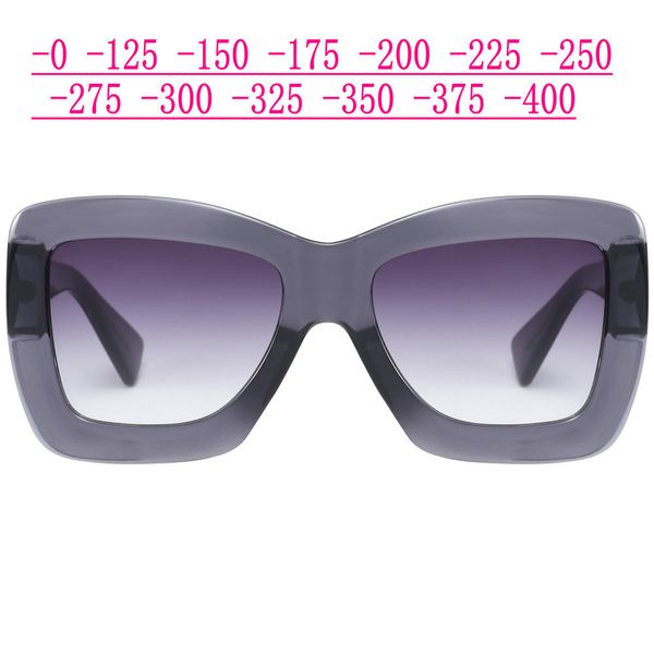 

2021 new diopter finished myopia polarized sunglasses women nearsighted glasses fashion prescription square driving goggles nx, White;black